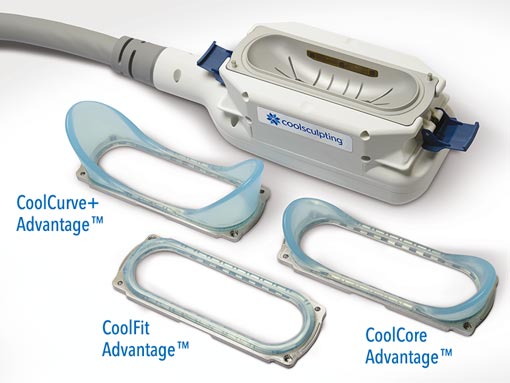 Applicateurs cooladvantage pour la cryolipolyse avec coolsculpting